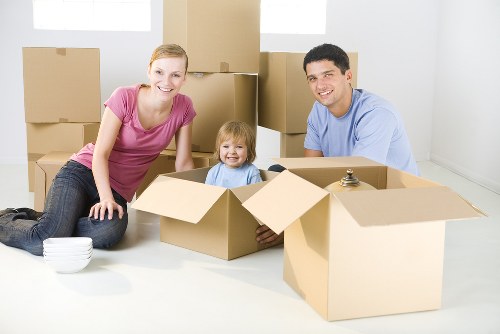 Commercial moving team planning an office relocation in Harrow