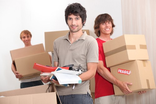 Booking and service confirmation illustration for removal services