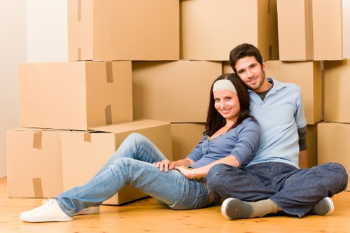 Furniture dismantling and packing for a Harrow home removal