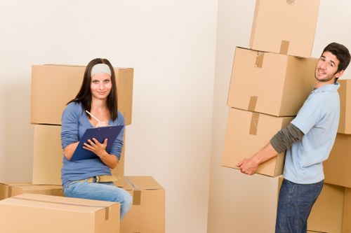 Local Harrow property move showing furniture being transported safely